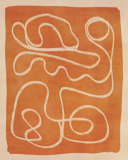 Warm Abstract Lines