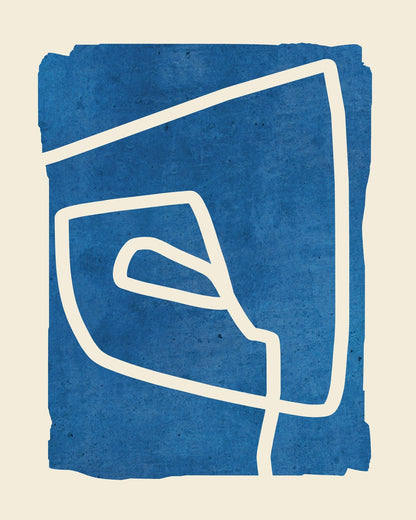 Blue Line Composition