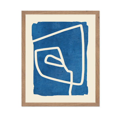 Blue Line Composition
