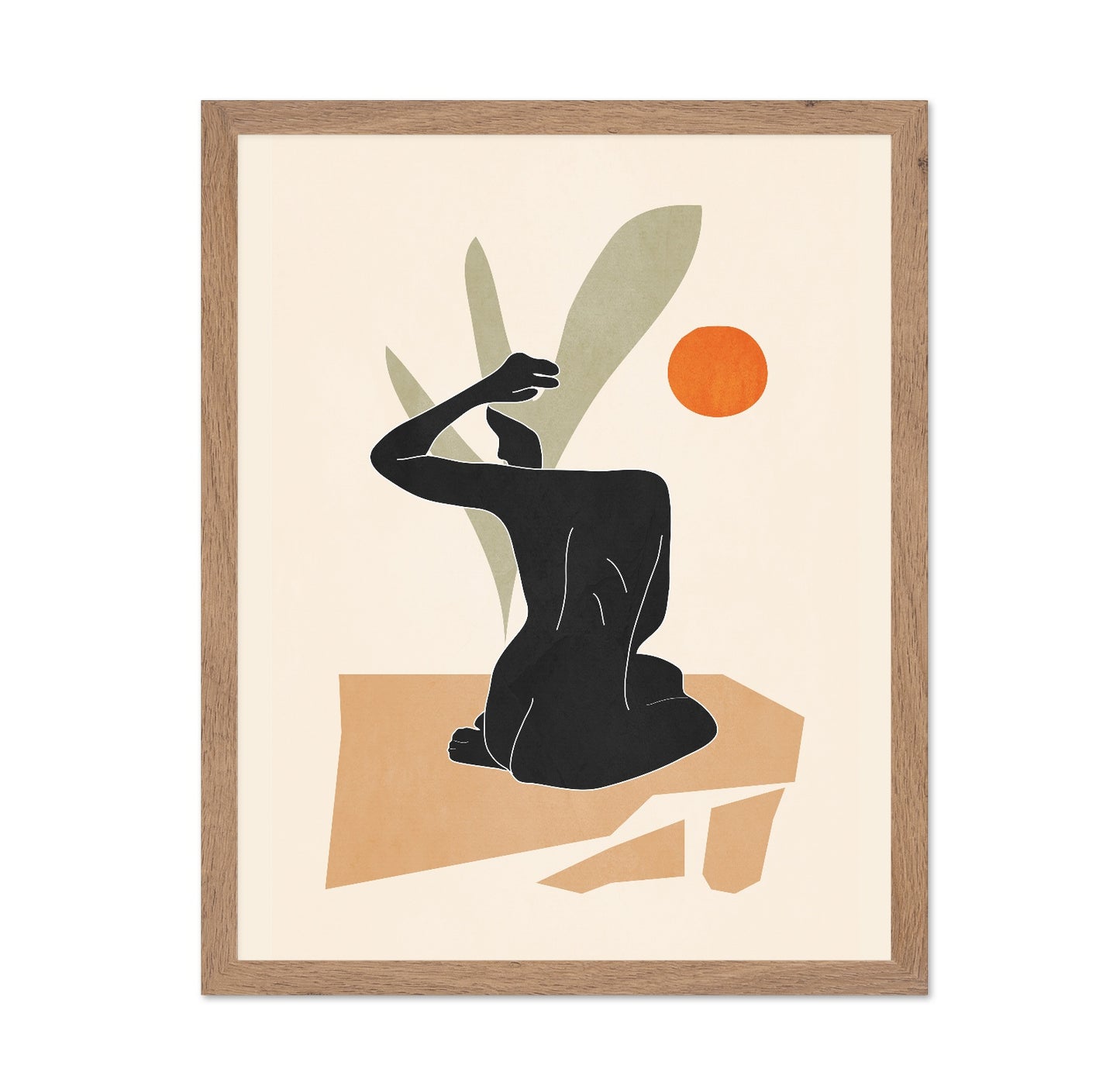 Minimal Seated Figure