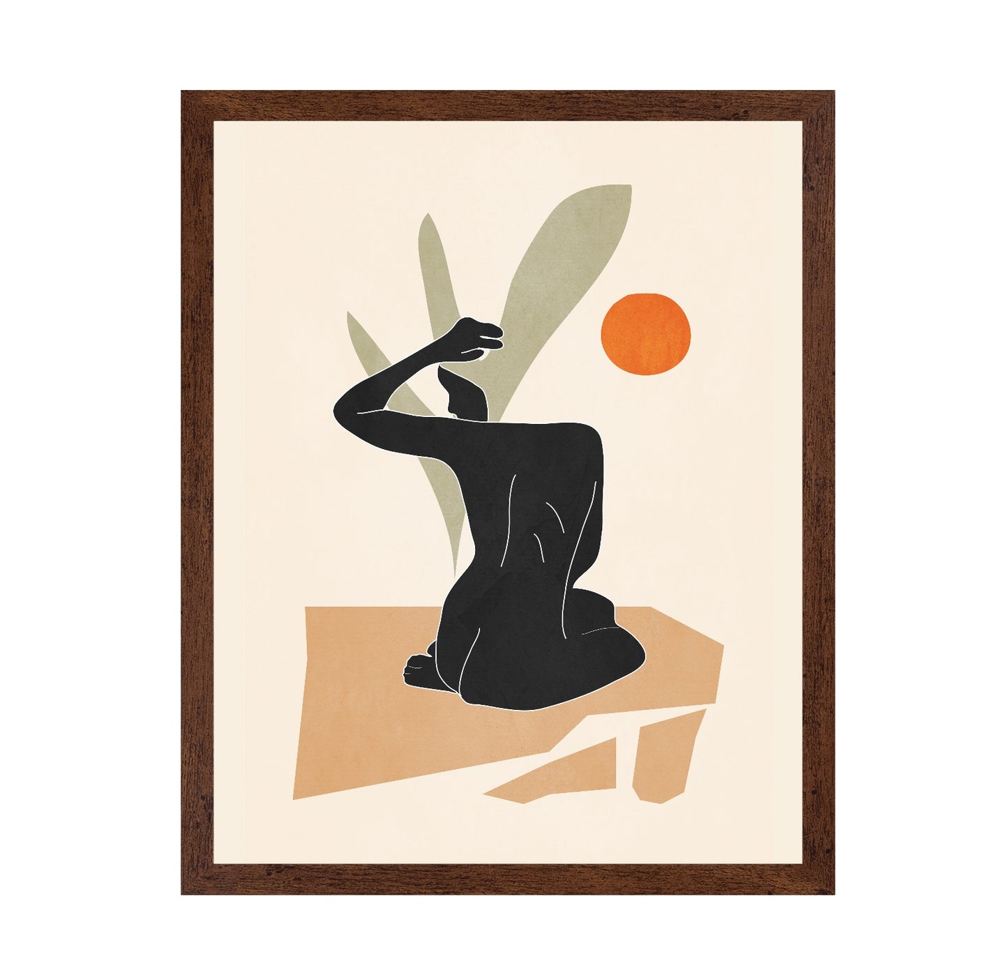 Minimal Seated Figure