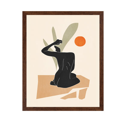 Minimal Seated Figure