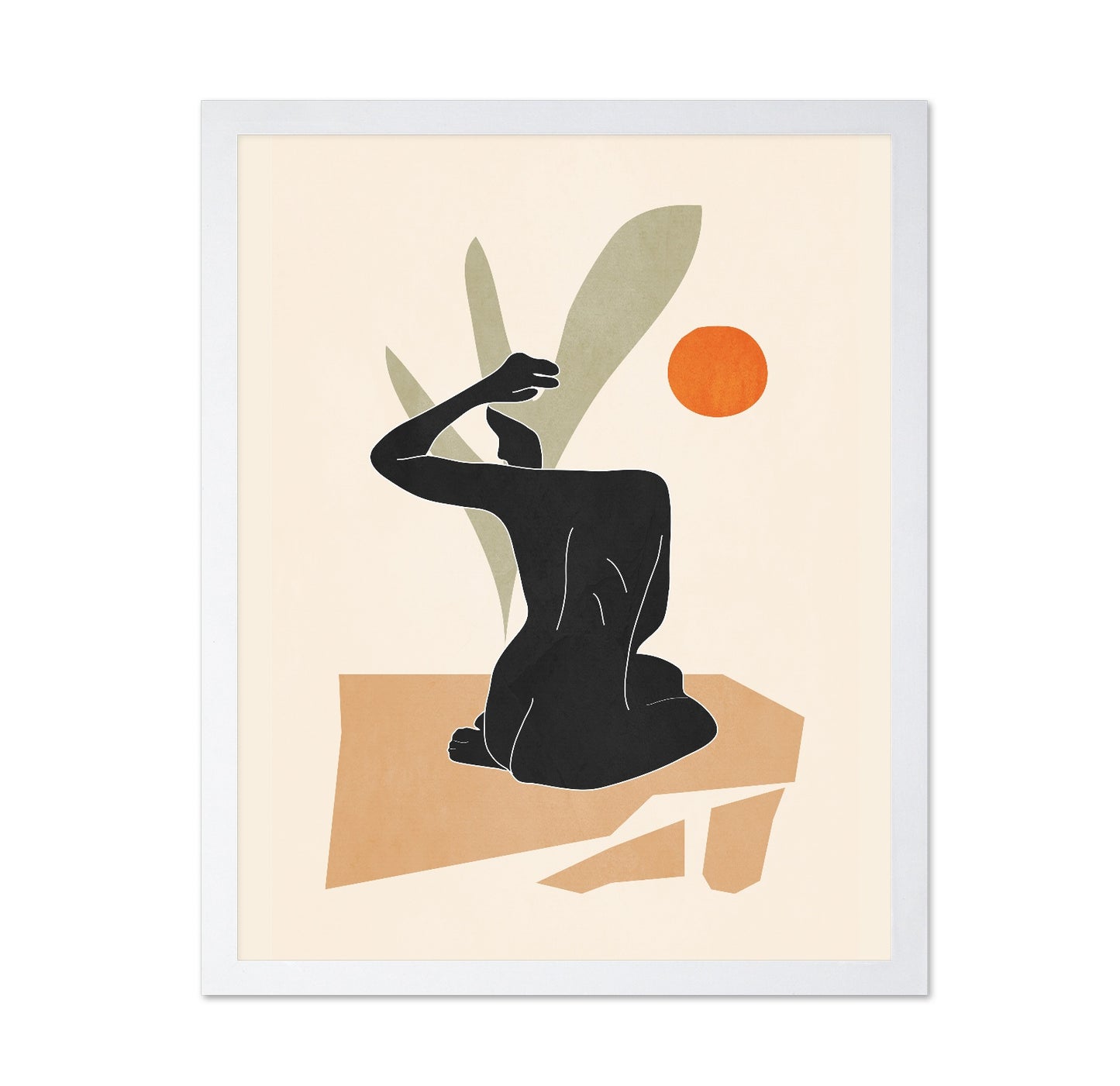 Minimal Seated Figure