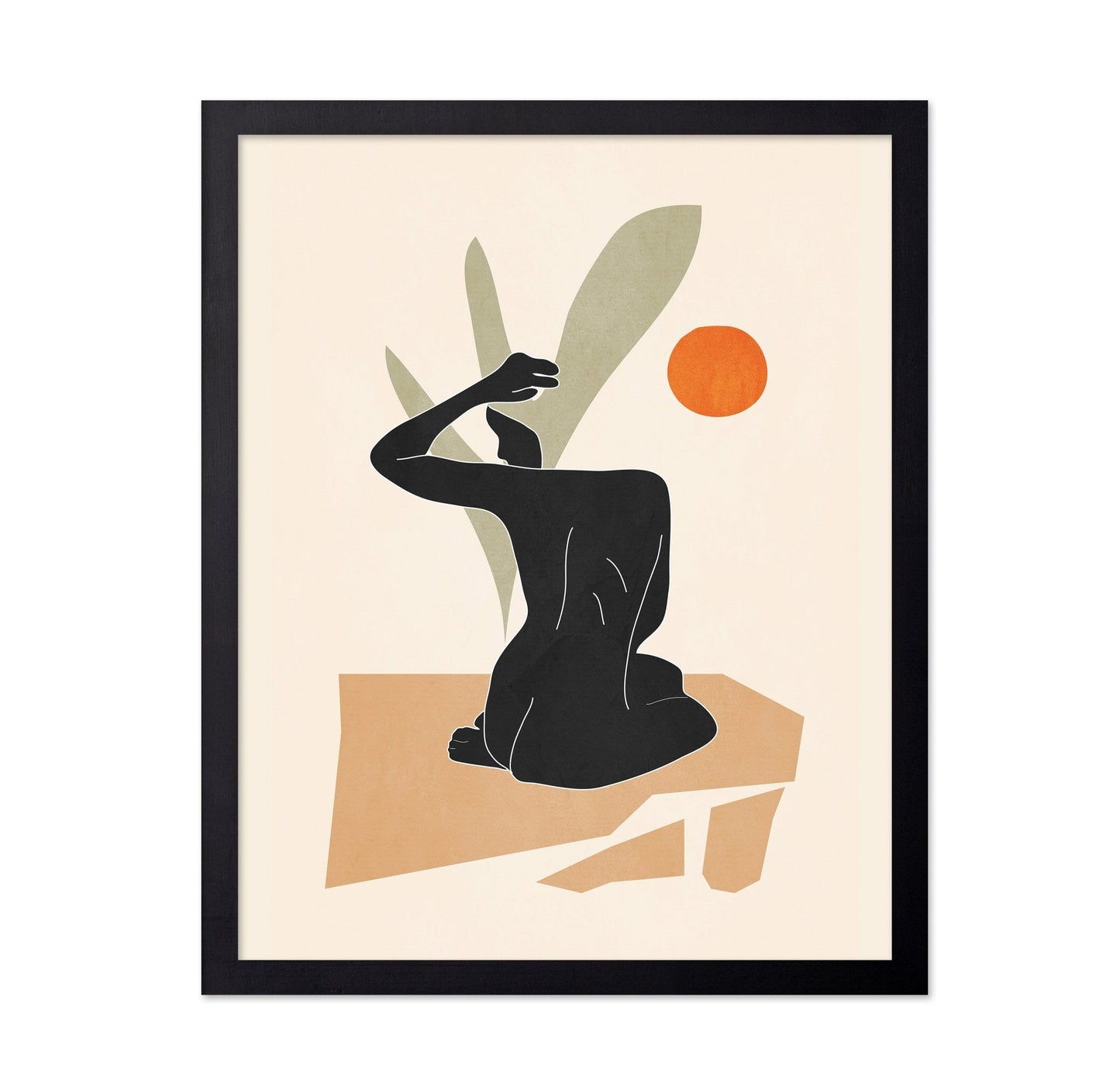 Minimal Seated Figure