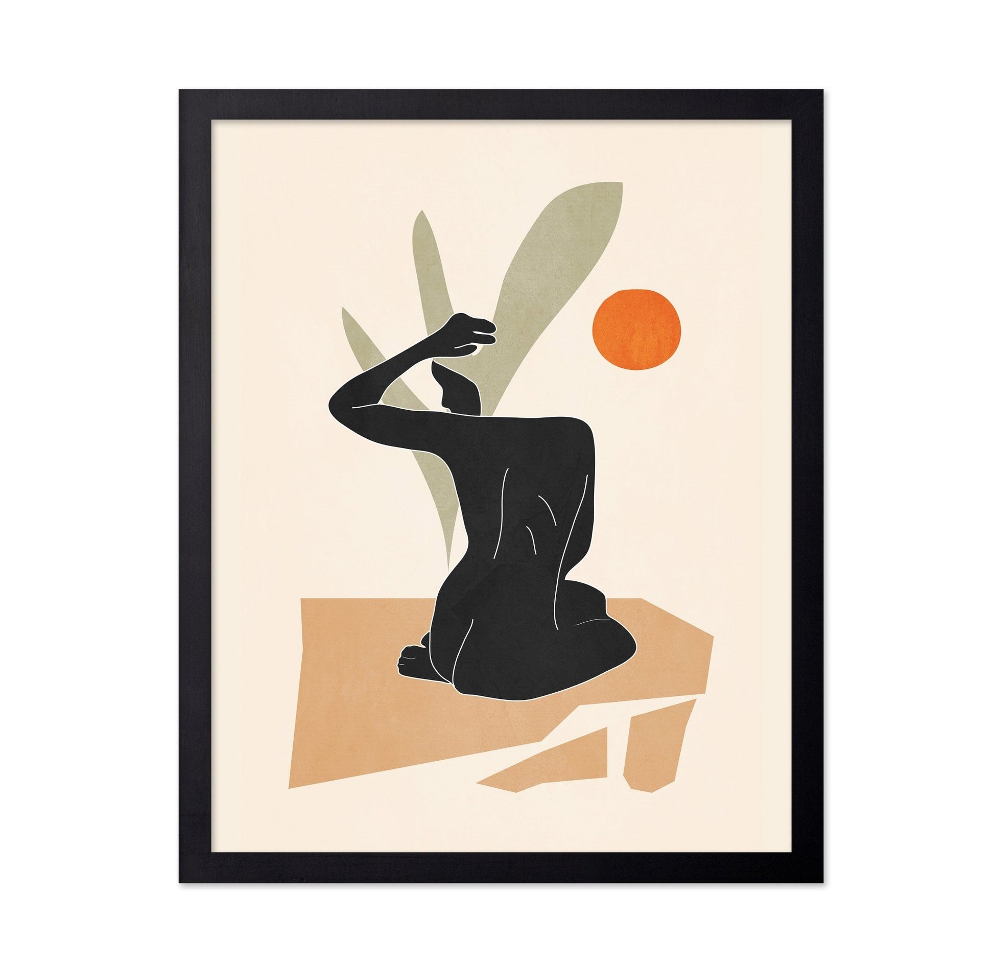 Minimal Seated Figure