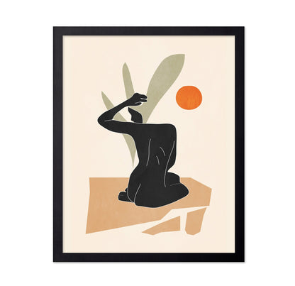 Minimal Seated Figure