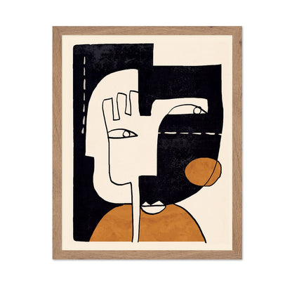 Abstract Face Contrast