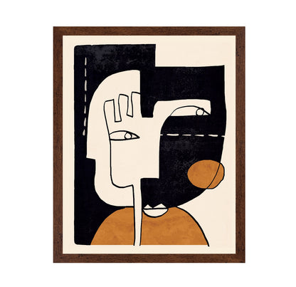 Abstract Face Contrast