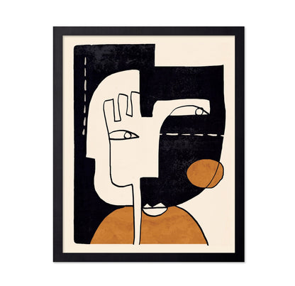 Abstract Face Contrast