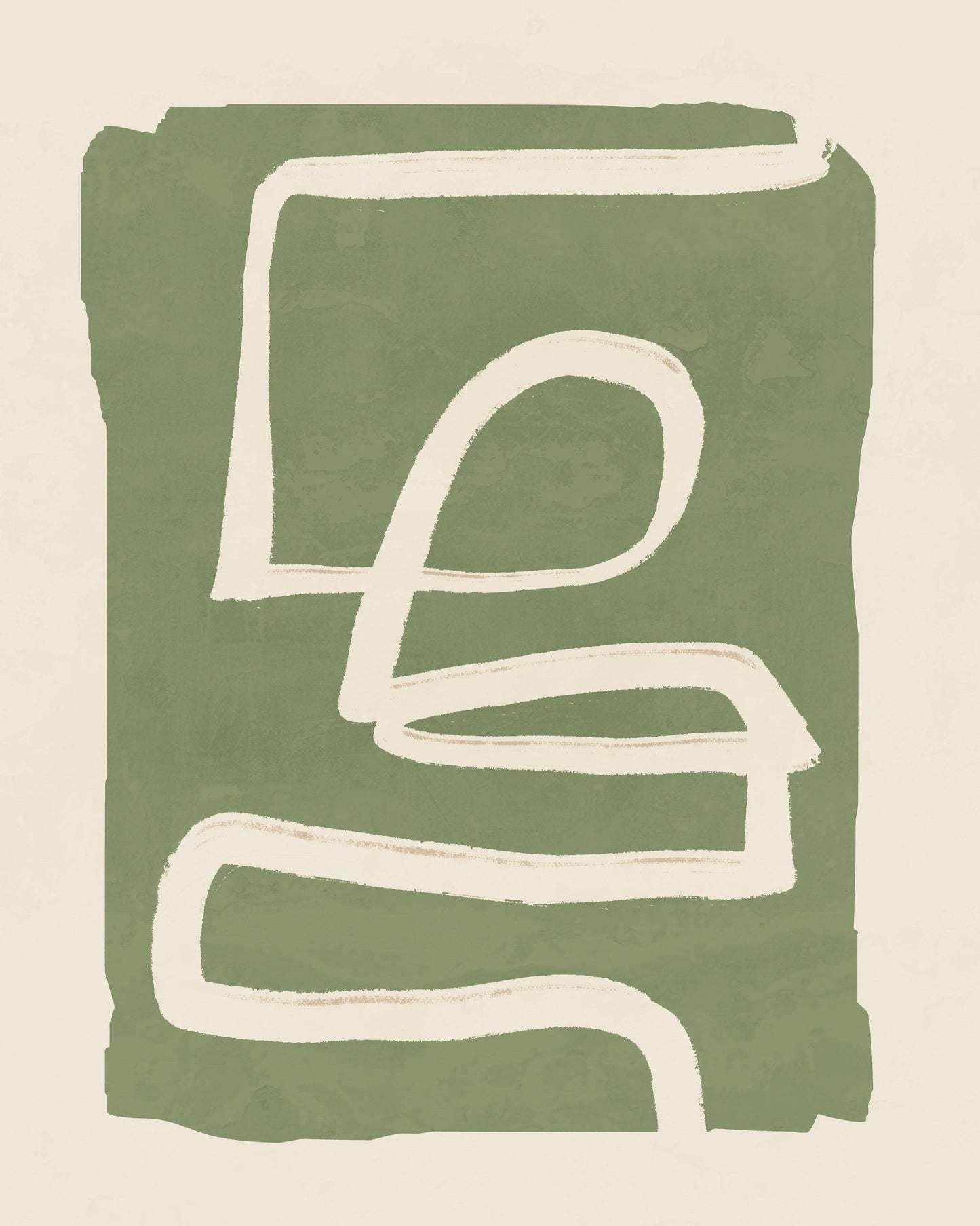 Green Line Abstract