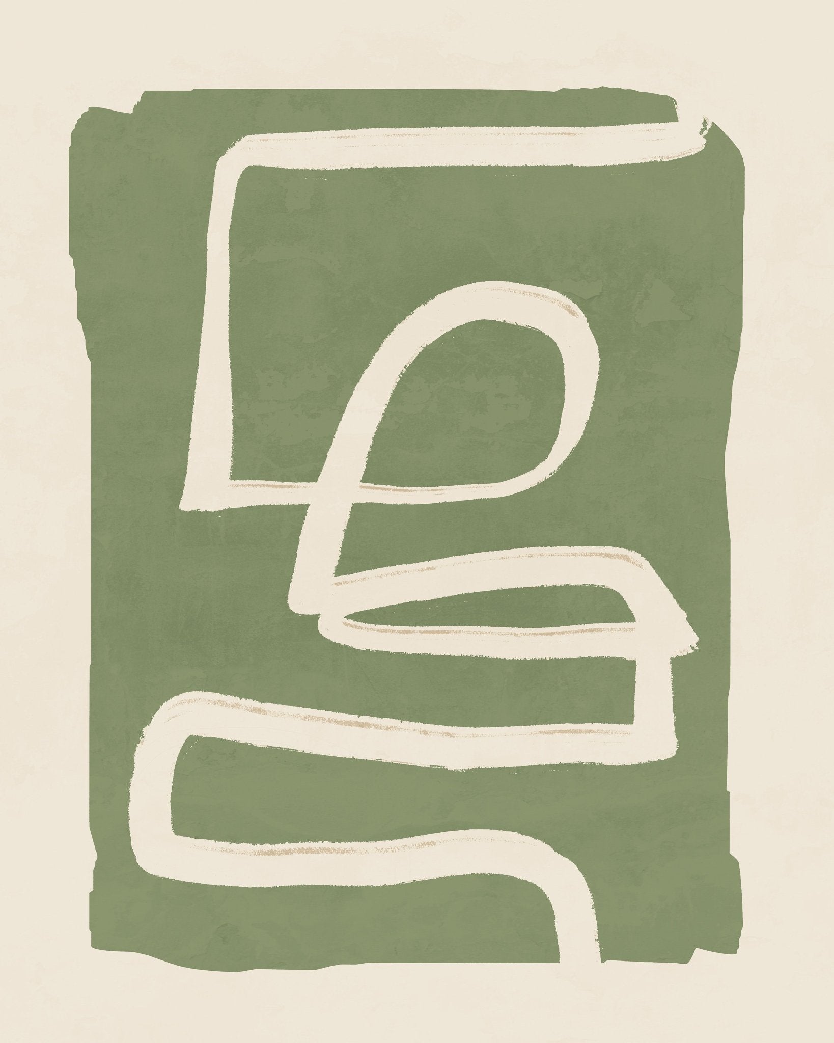 Green Line Abstract