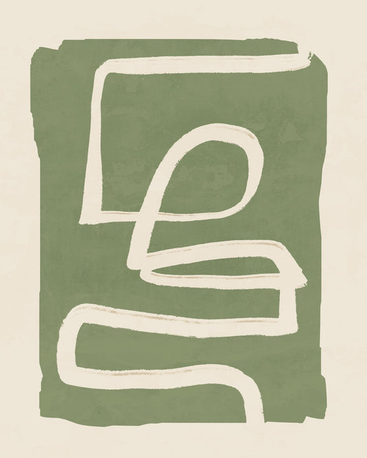 Green Line Abstract