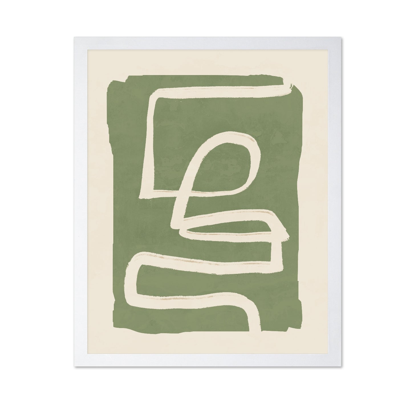 Green Line Abstract