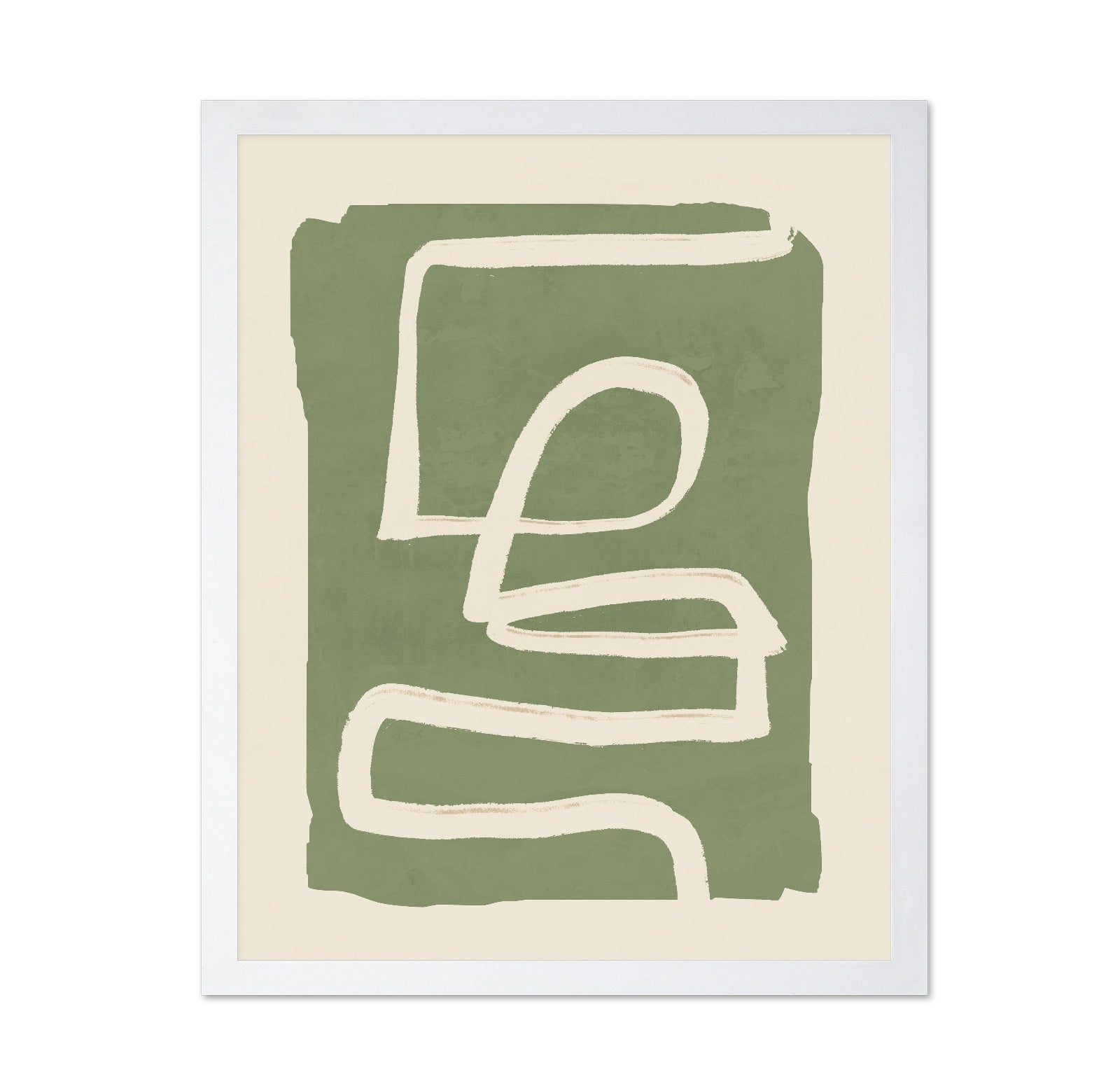 Green Line Abstract