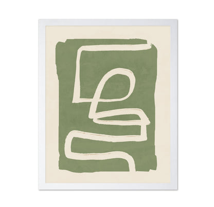 Green Line Abstract