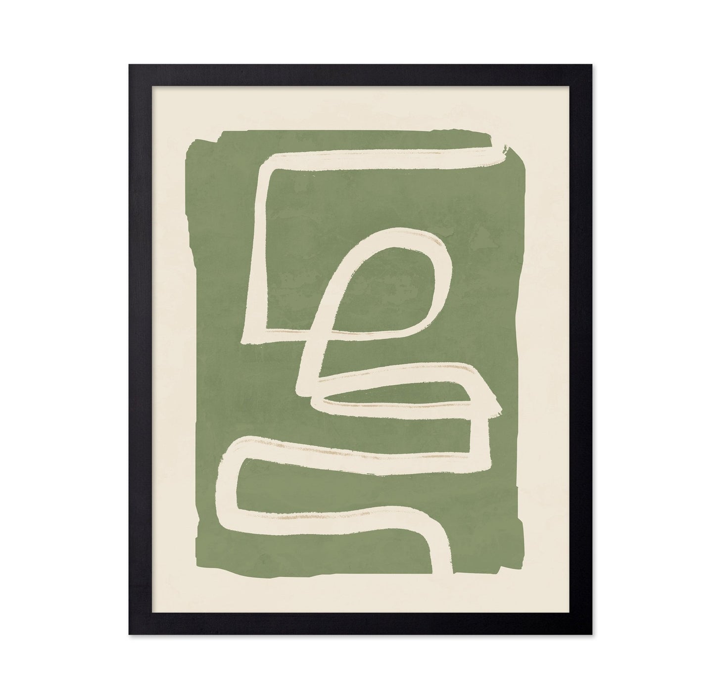 Green Line Abstract