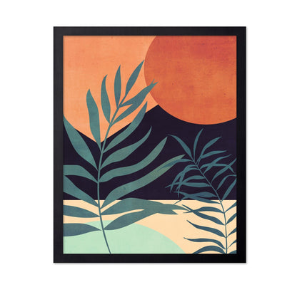 Sunset Palm Silhouette No2