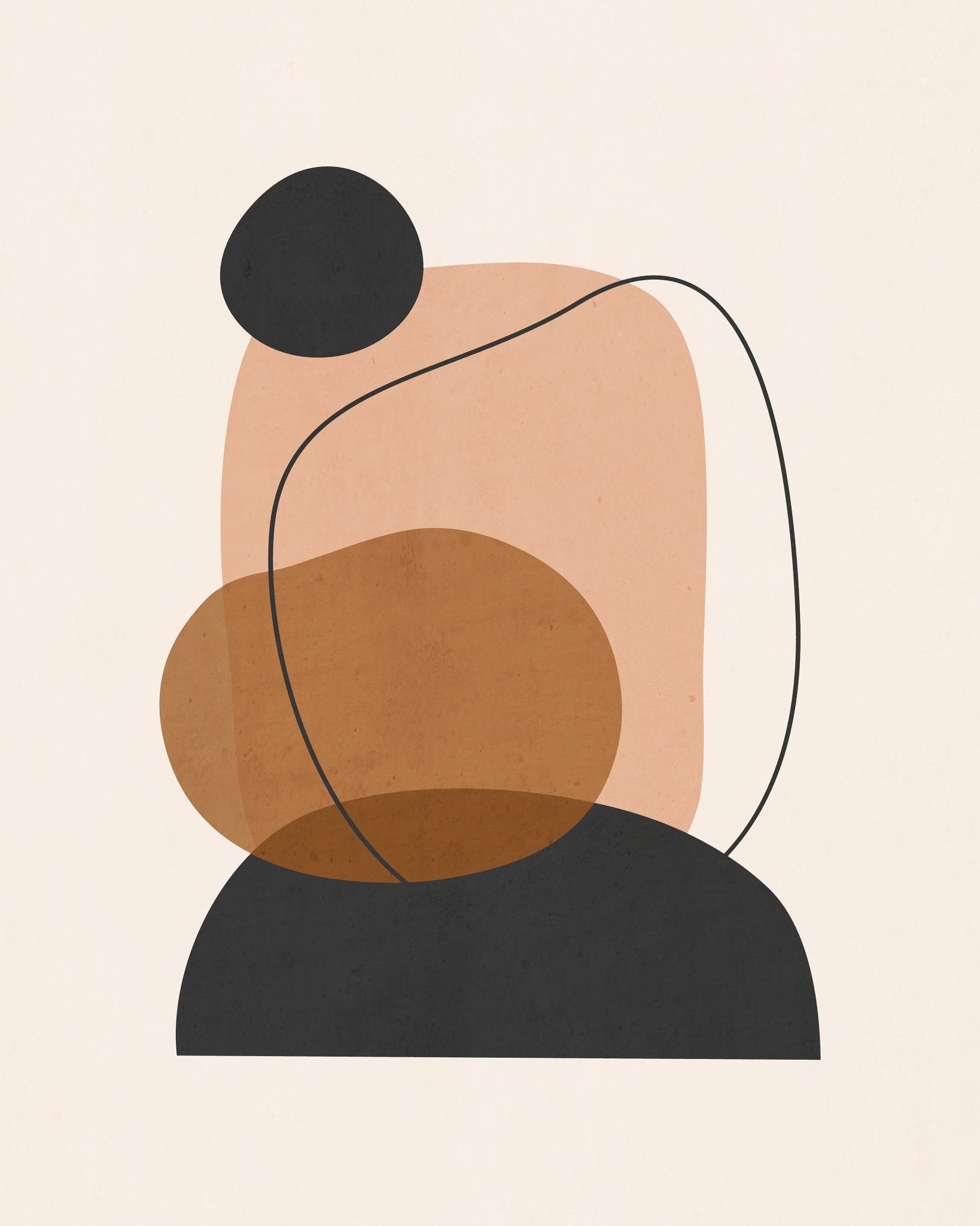Neutral Abstract Balance