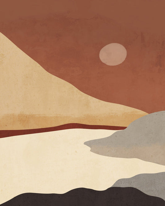 Desert Sun Horizon
