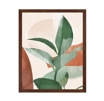Abstract Green Leaves No3