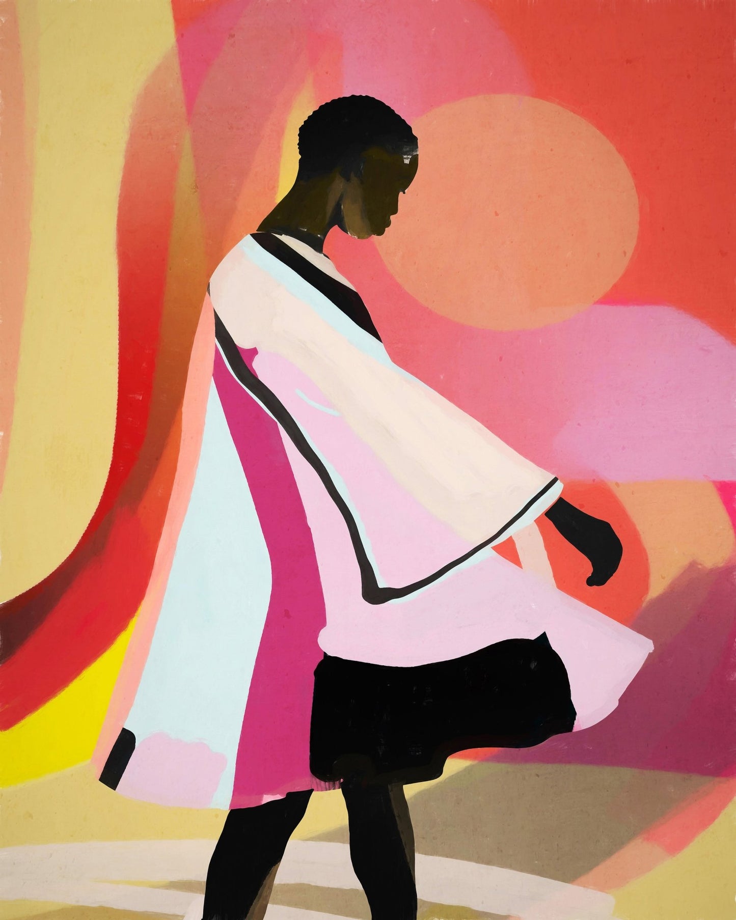 Abstract Walking Figure No1