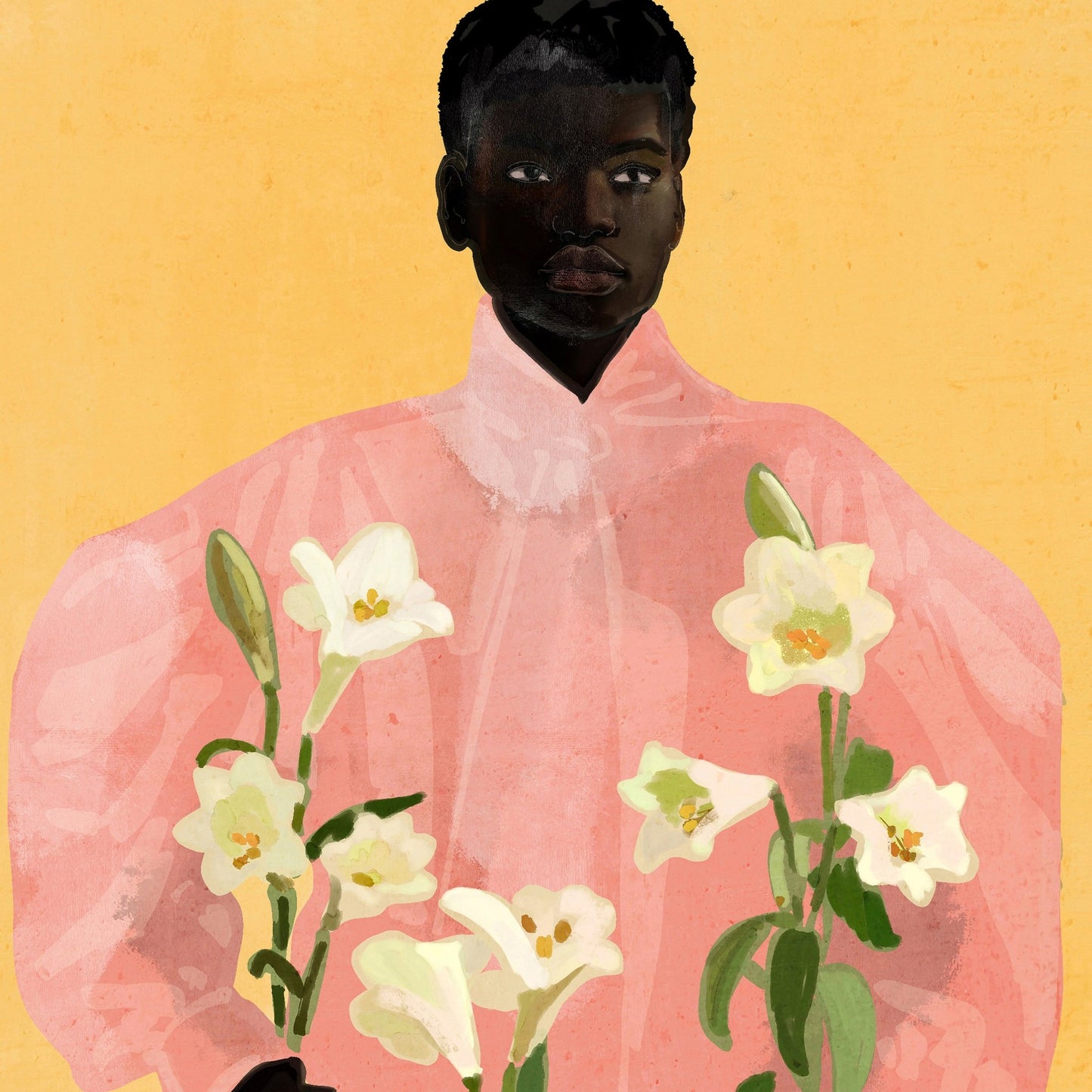 Floral Portrait Woman No5