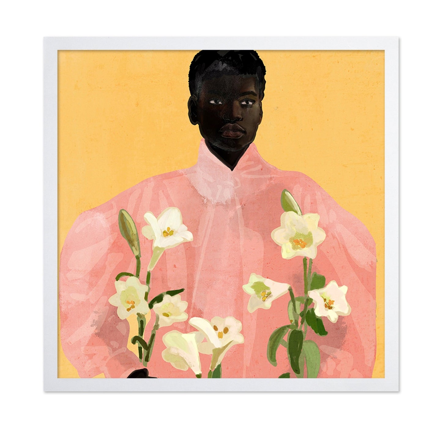Floral Portrait Woman No5
