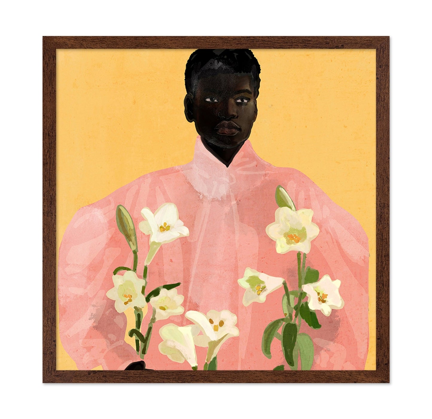Floral Portrait Woman No5