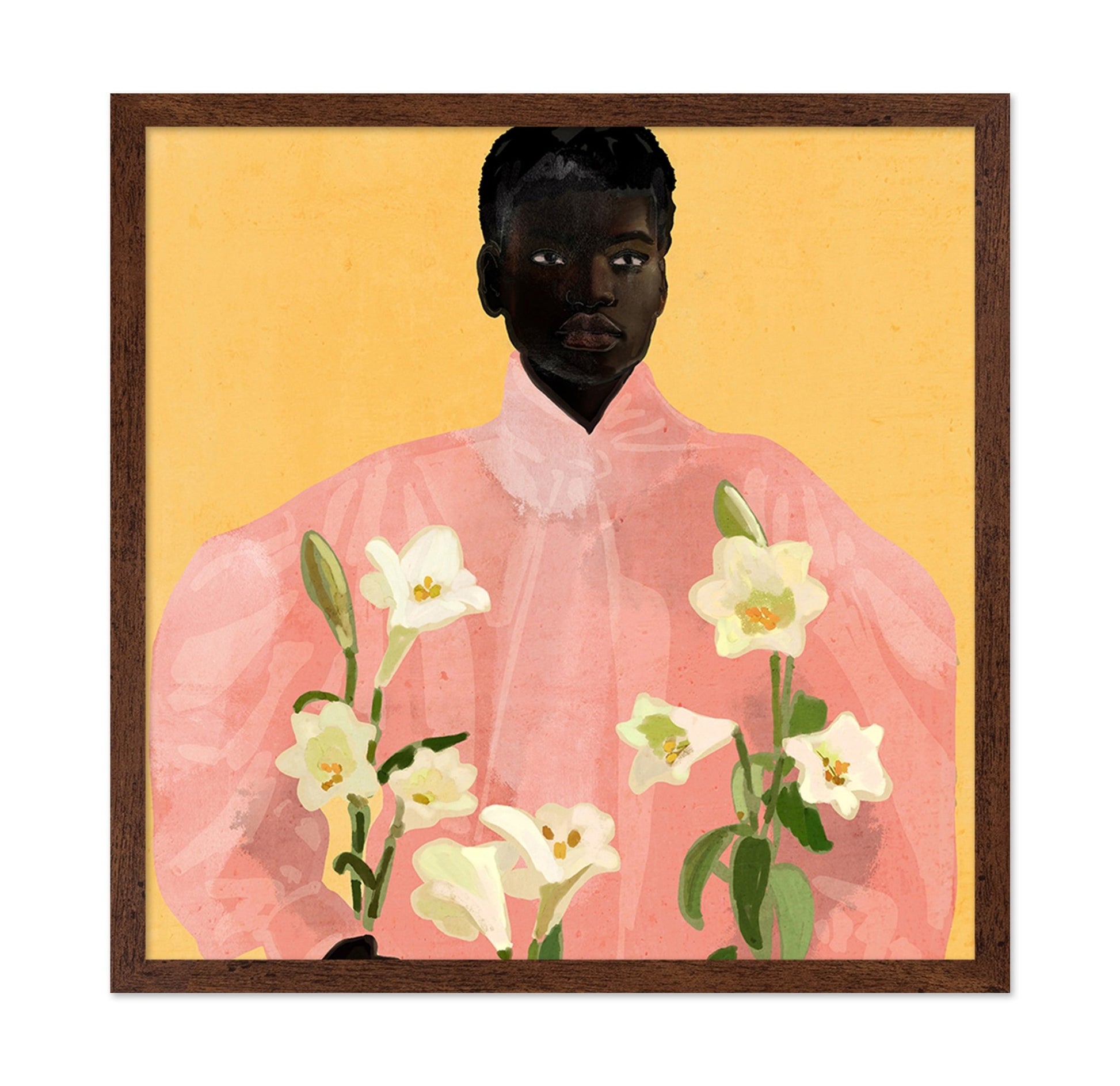 Floral Portrait Woman No5
