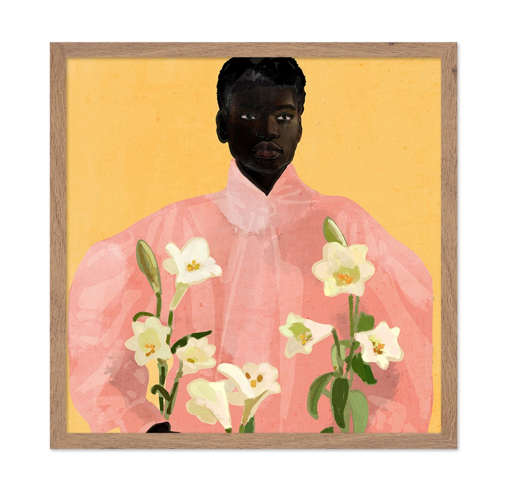Floral Portrait Woman No5