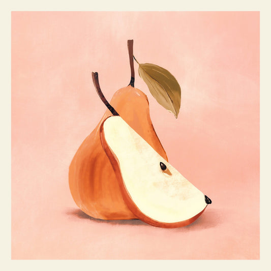 Pear Slice Illustration