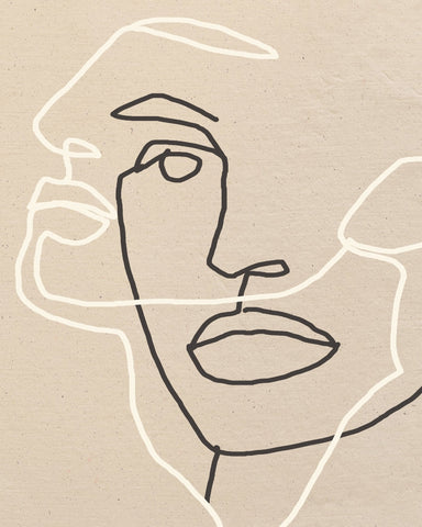 Abstract Line Face No1