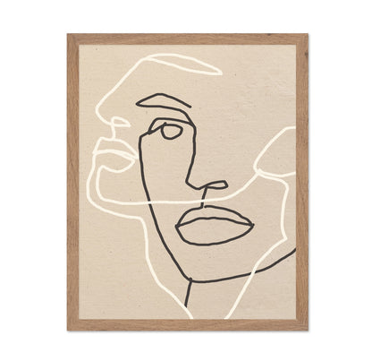 Abstract Line Face No1