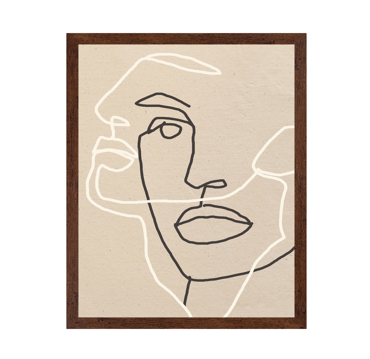 Abstract Line Face No1