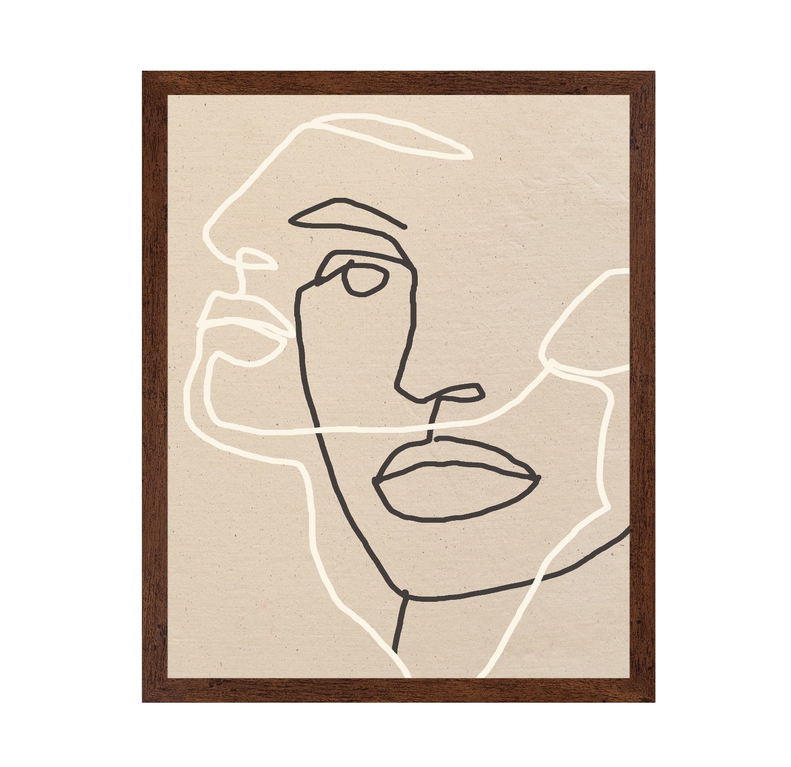 Abstract Line Face No1