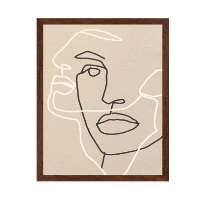 Abstract Line Face No1