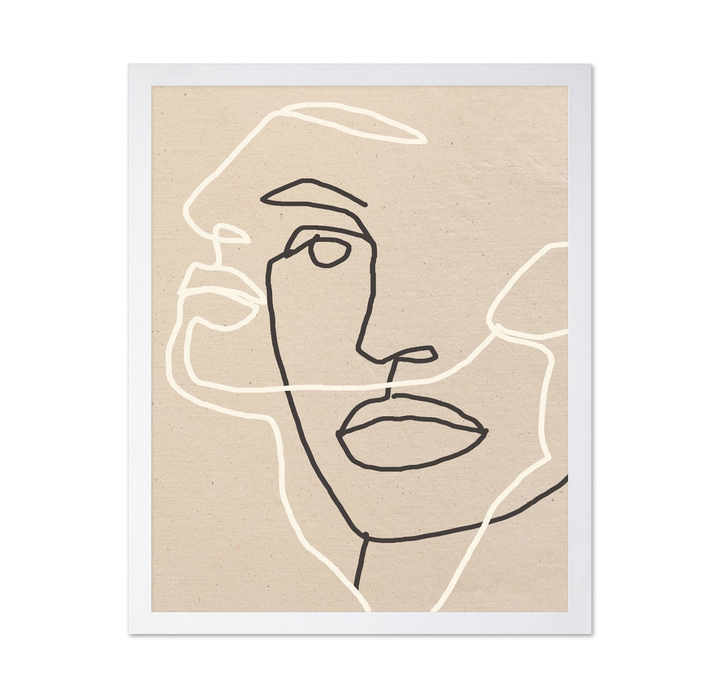 Abstract Line Face No1