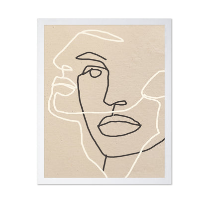 Abstract Line Face No1