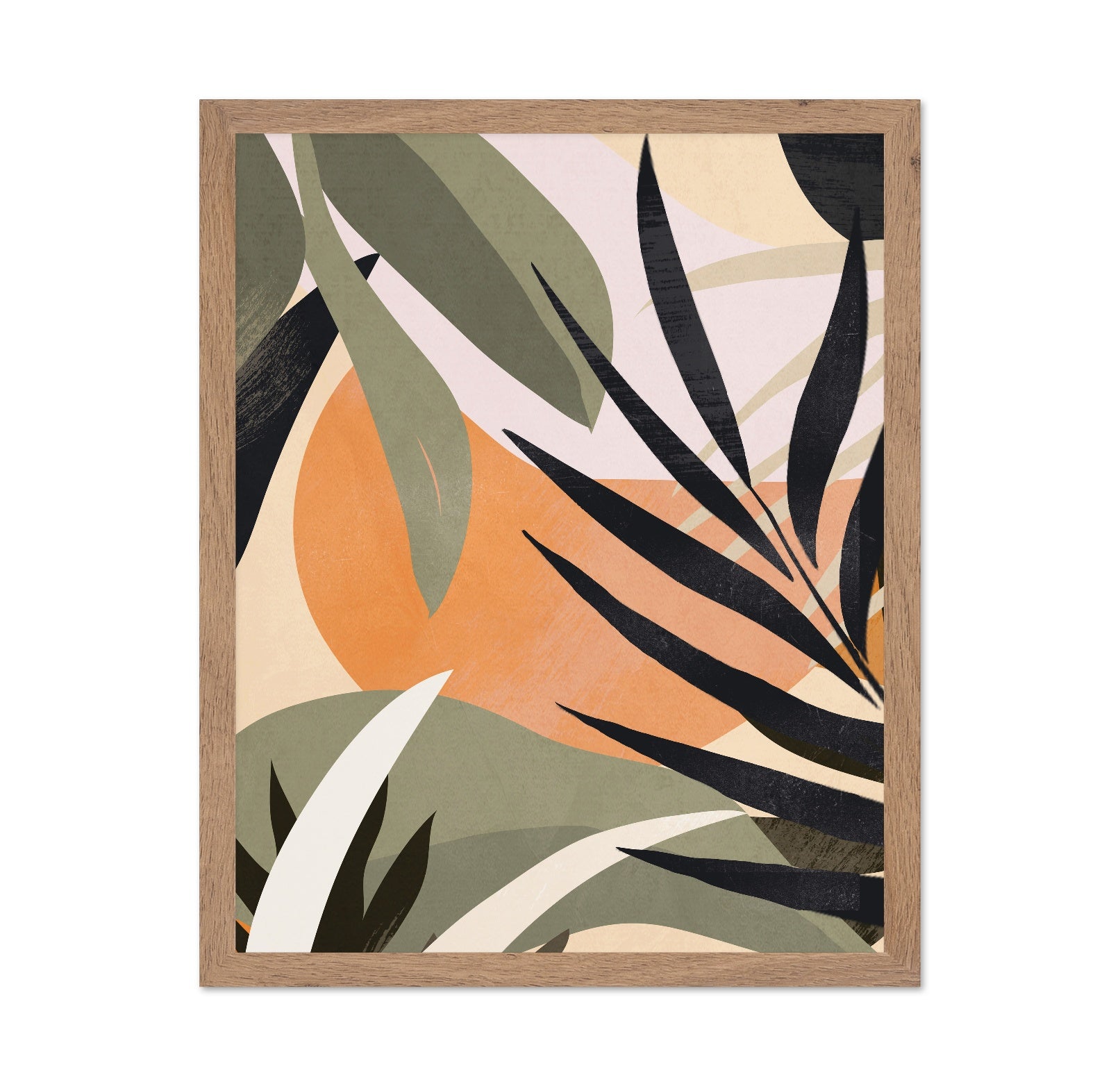 Tropical Abstract Leaves
