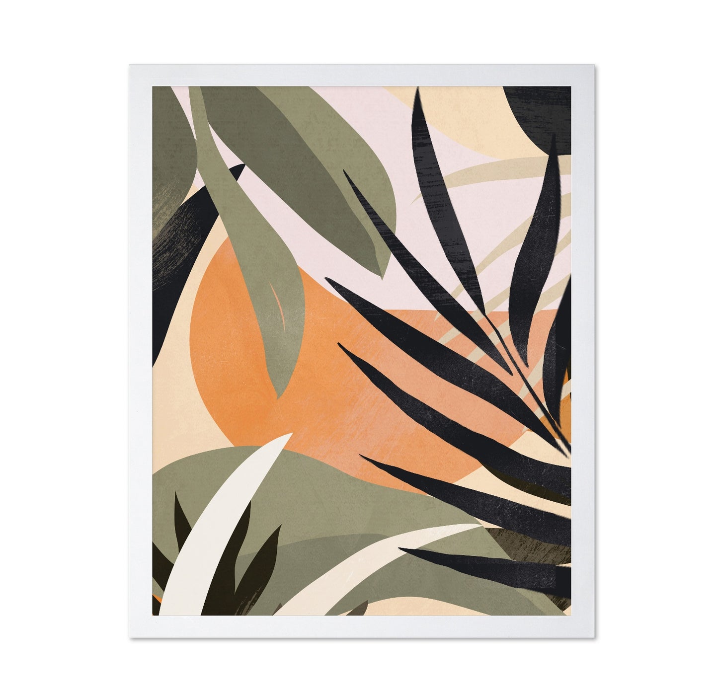 Tropical Abstract Leaves