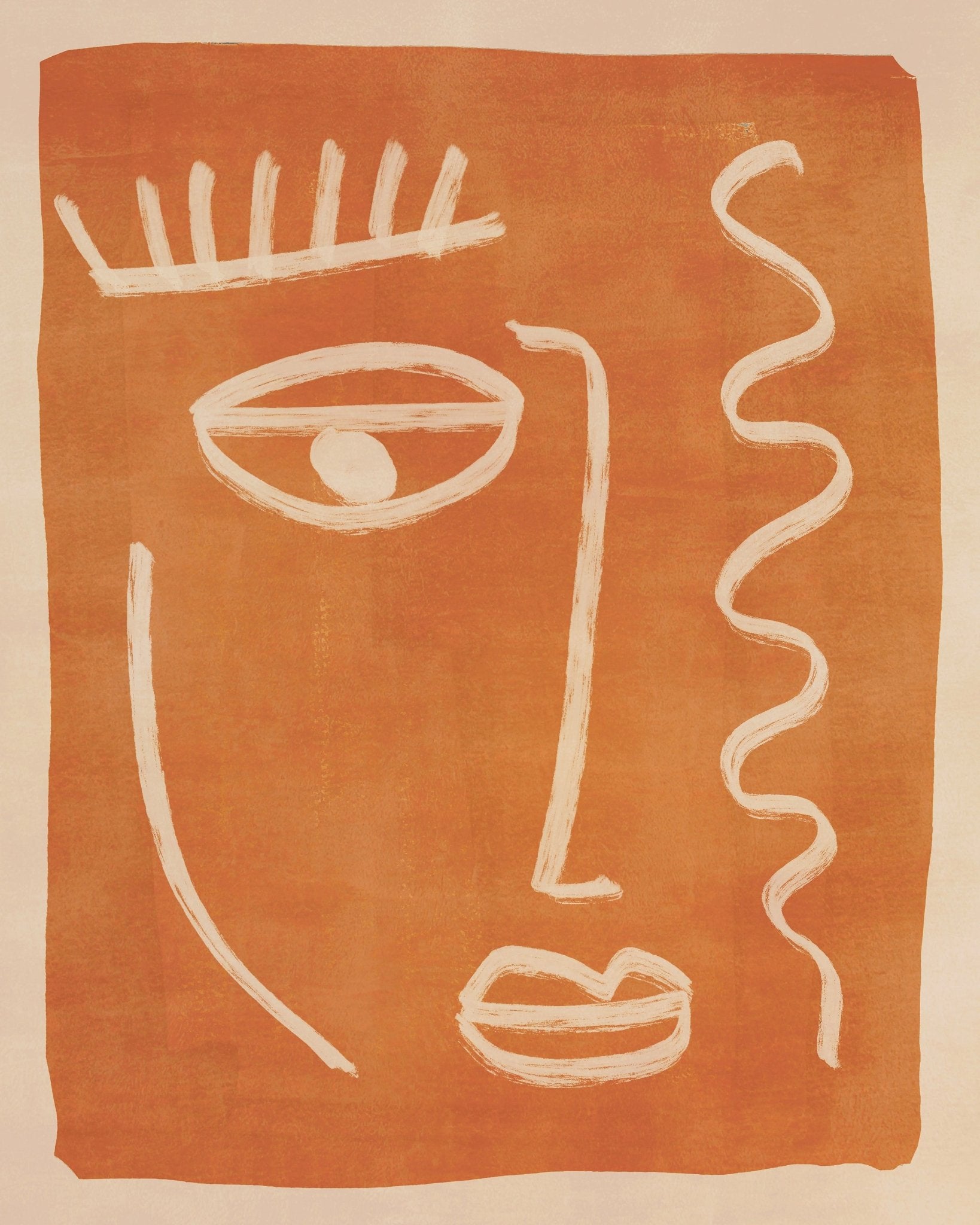 Abstract Line Face No2