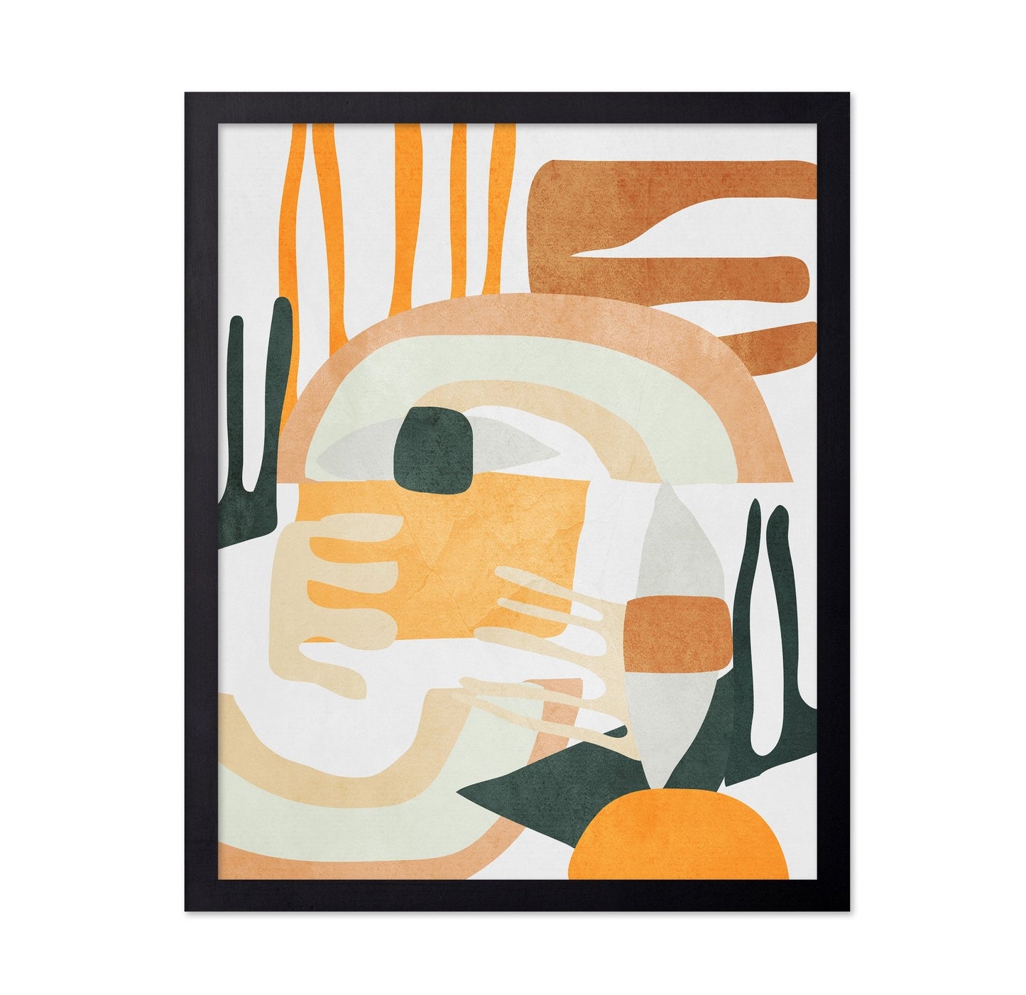 Warm Abstract Shapes No2