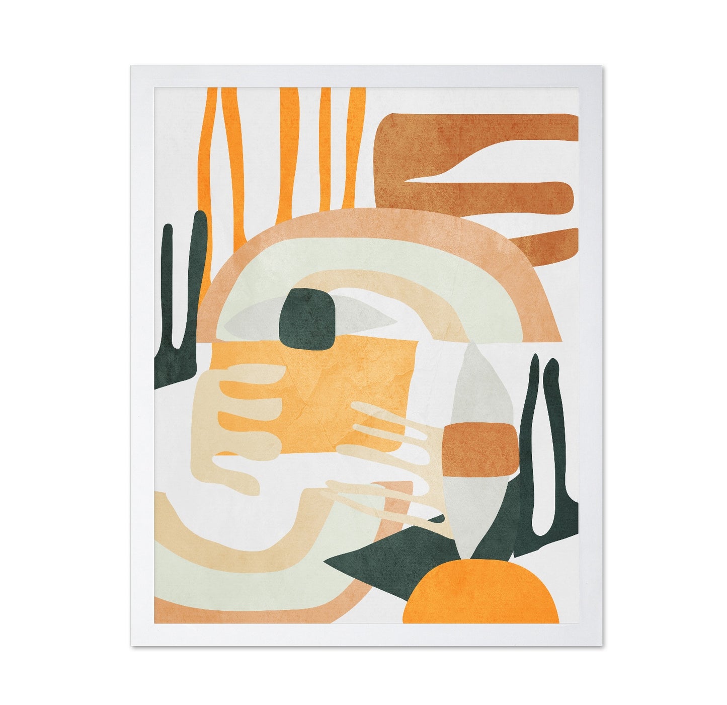 Warm Abstract Shapes No2