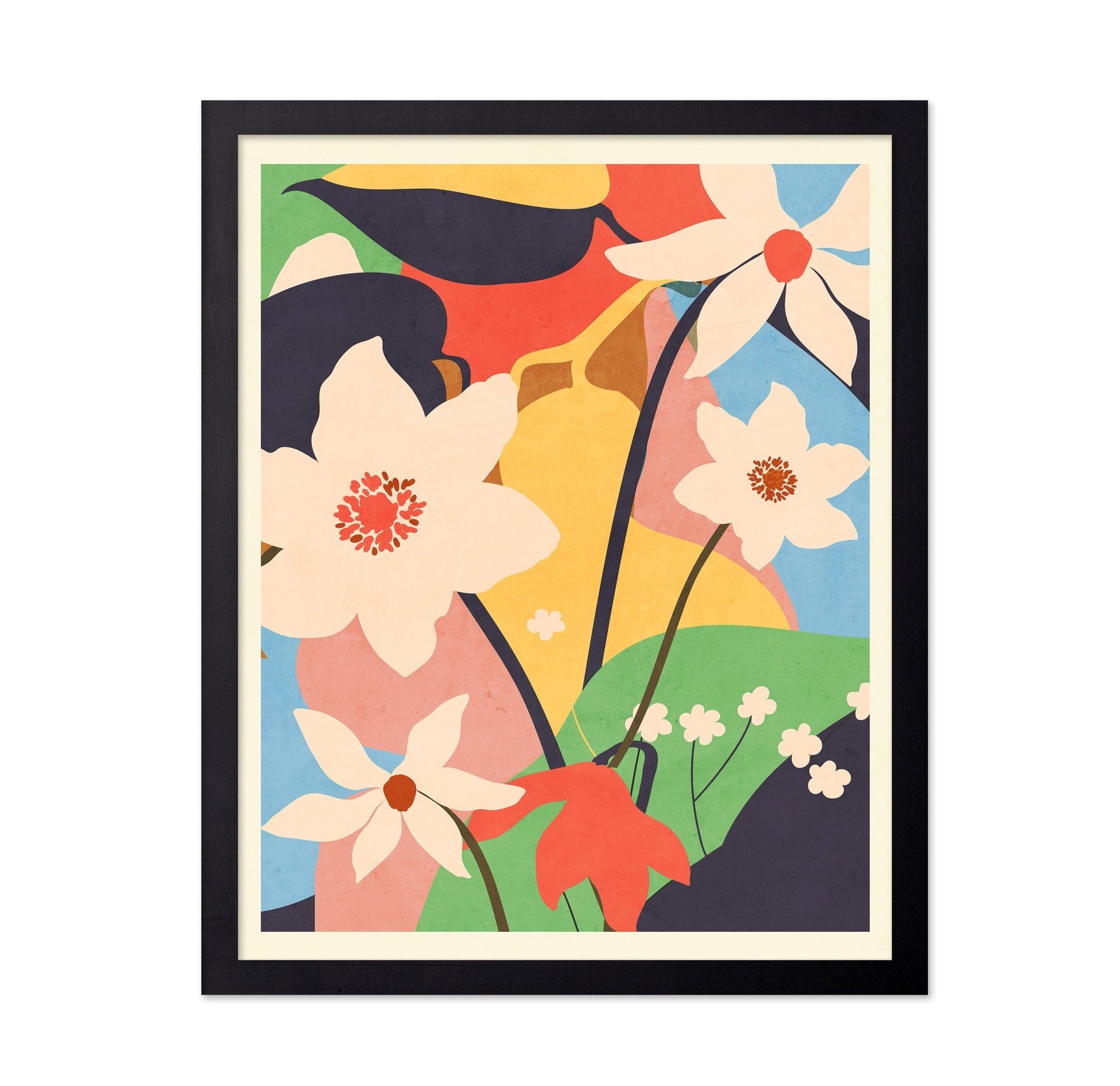Colorful Floral Abstract No2