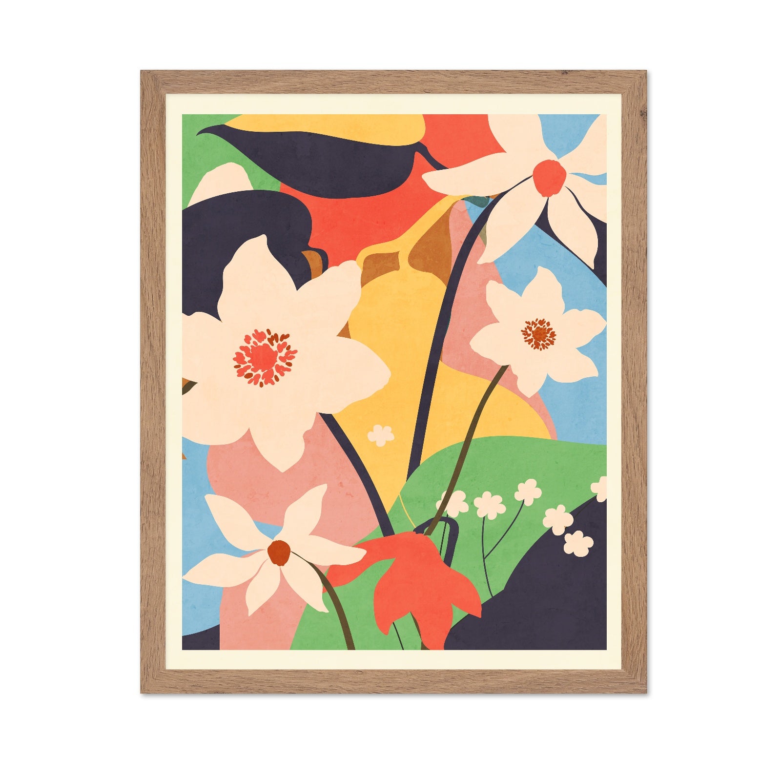 Colorful Floral Abstract No2