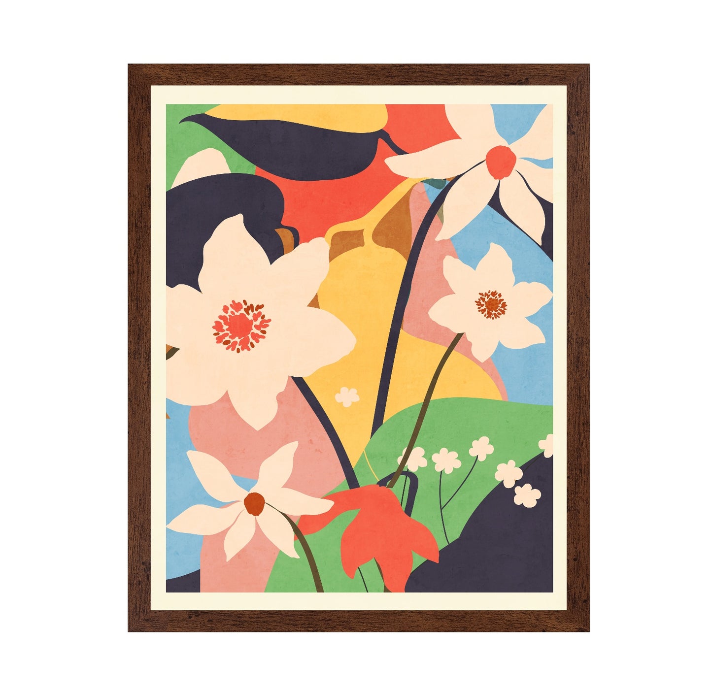 Colorful Floral Abstract No2
