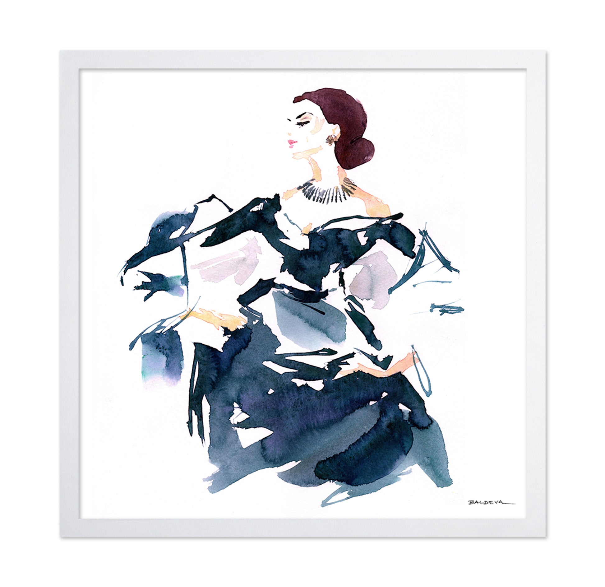 Elegant Watercolor Fashion