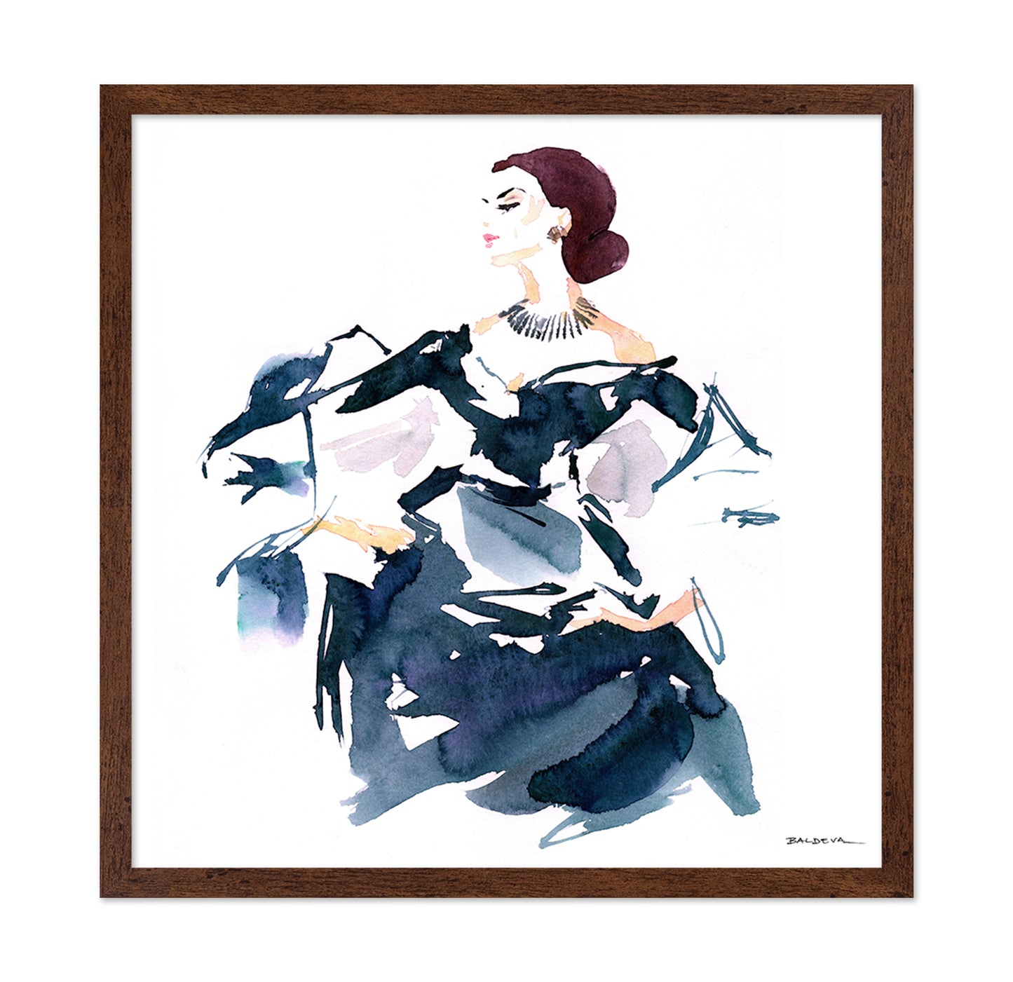 Elegant Watercolor Fashion