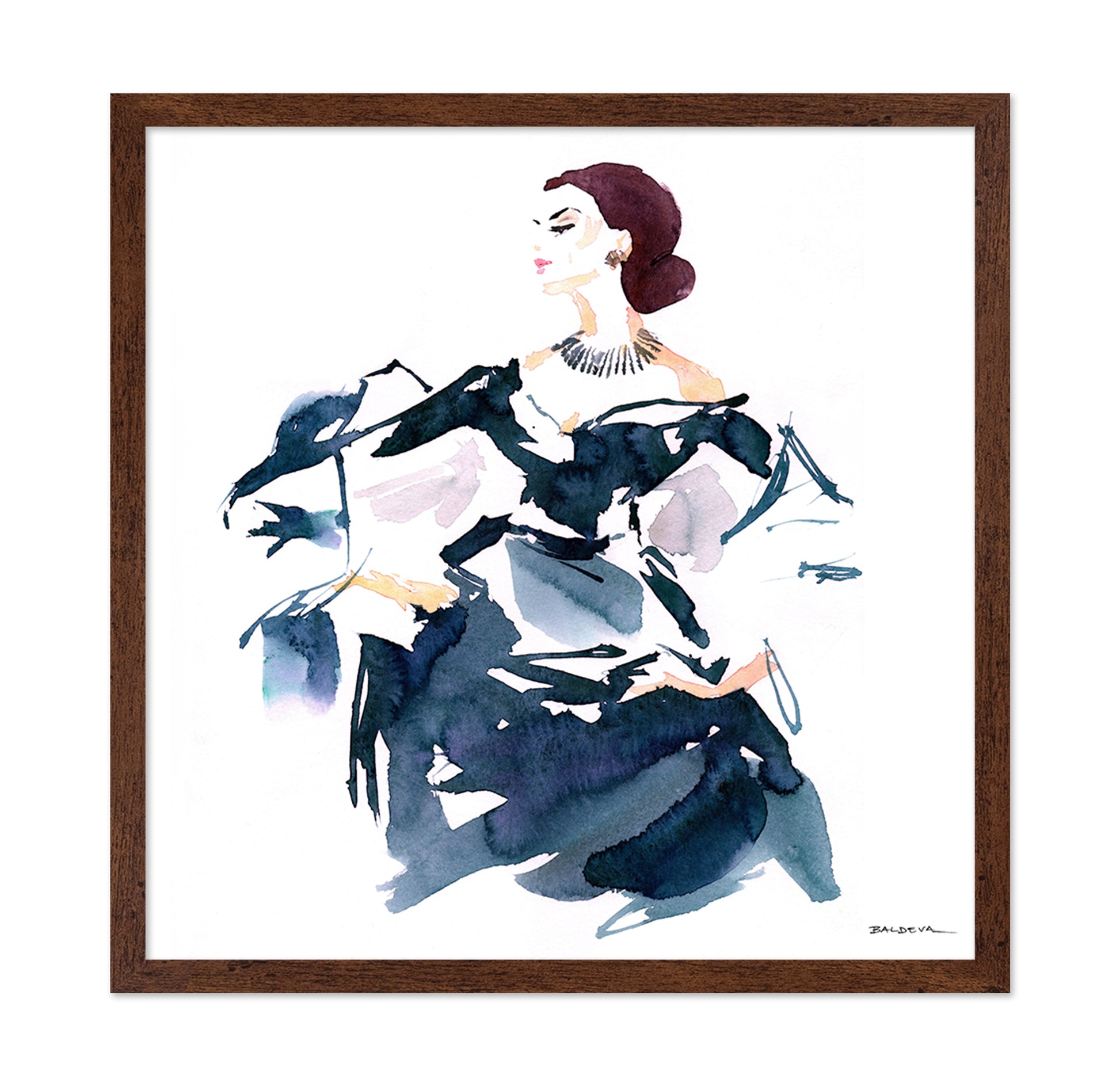 Elegant Watercolor Fashion