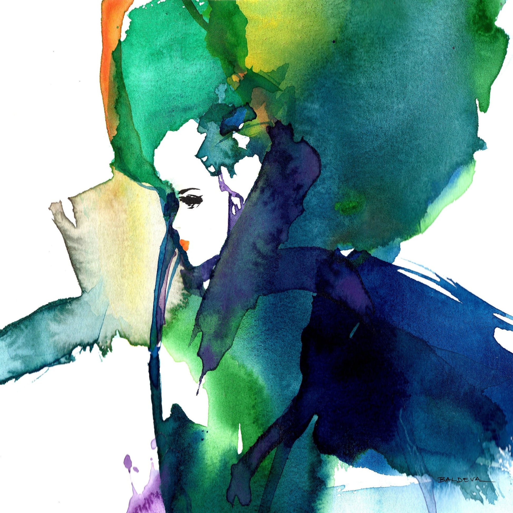 Colorful Abstract Portrait No1